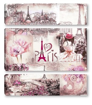  Красочный Париж