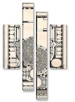 Модульная картина Architecture 79