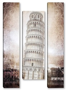 Модульная картина Пизанская башня