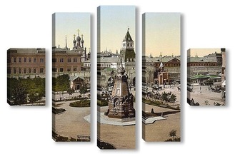 Модульная картина Ильинская площадь 