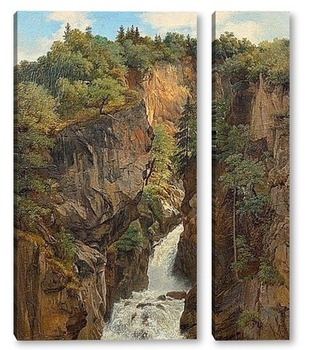 Модульная картина Рейхенбахский водопад