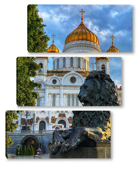 Модульная картина Златоглавая Москва