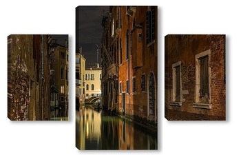 Модульная картина Ночь в Венеции