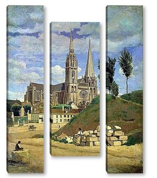 Модульная картина Кафедральный собор в Шартре