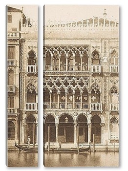 Модульная картина Улицы и каналы в Венеции, 1890 - 1900