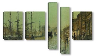 Модульная картина Глазго доки 1881