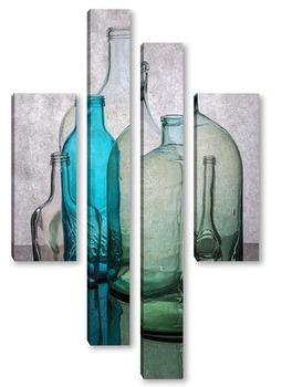 Модульная картина Натюрморт со стеклянными предметами