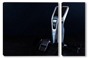 Модульная картина Hair clipper black background.