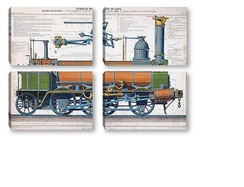 Модульная картина TRAIL637