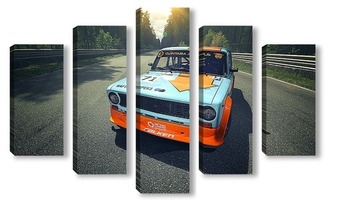 Модульная картина Lada Racing