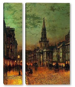  Переулок Борова Лидс при искусственном освещении 1881