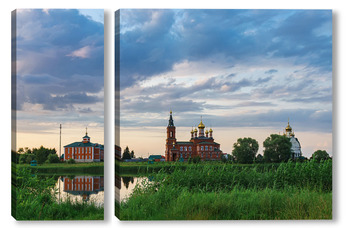  The temple of Nicholas the Wonderworker on the bank of the river.