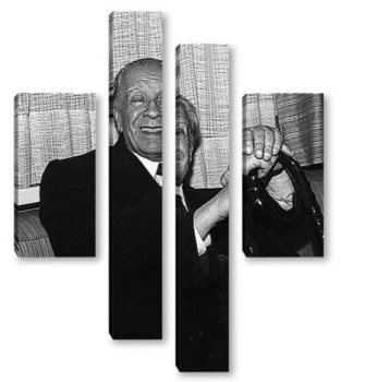 Модульная картина Jorge Luis Borges-1