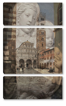 Модульная картина Лукка. Италия.