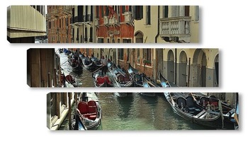 Модульная картина Улочки Венеции
