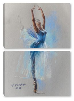 Модульная картина Балерина
