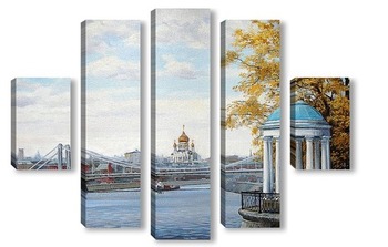 Модульная картина Москва. Крымский мост