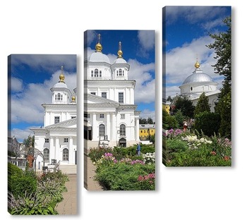 Модульная картина Казанский женский монастырь в Ярославле
