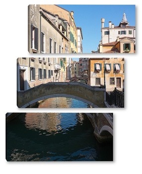 Модульная картина Мостики Венеции