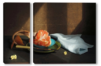 Модульная картина Зимнее утро