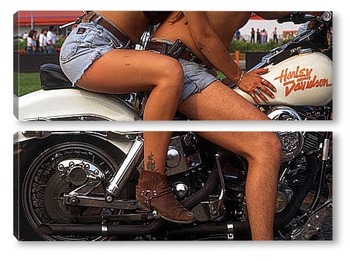  Девушка и мотоцикл