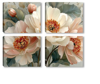  Жемчужные пионы