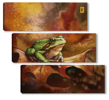  Акварель "Корея"