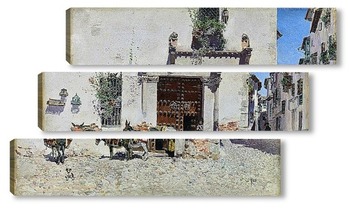 Модульная картина Дверь дома в Толедо (1875-1878)