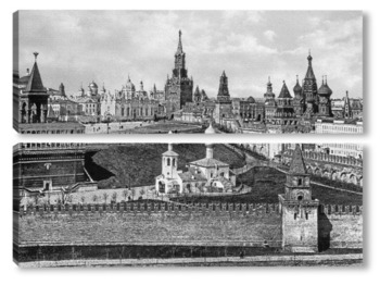 Модульная картина Московский Кремль