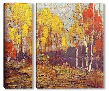 Модульная картина Осенний лес, Алгонкин Парк