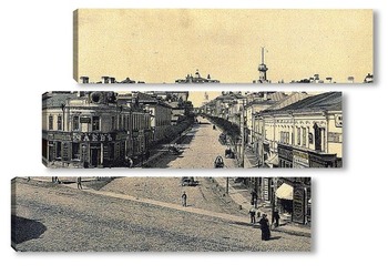 Модульная картина Новая Басманная, Москва, 1888