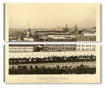  Вид с Замоскворецкой набережной,1888