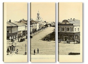  Средние городские ряды, Хрустальный переулок. 1866 год