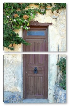 Модульная картина дверь