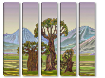 Модульная картина Семья