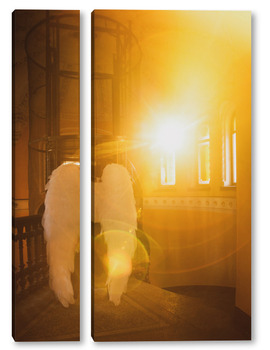 Модульная картина В лучах солнца