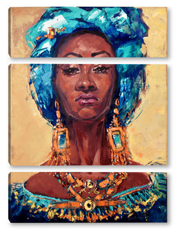Модульная картина Королева Африки.
