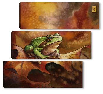  Акварель "Корея"