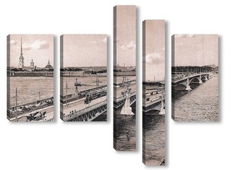 Модульная картина Троицкий мост