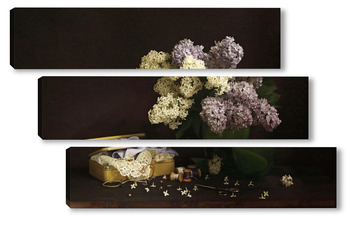 Модульная картина Букет сирени