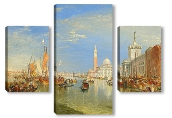 Модульная картина Догана и Санта Мария делла Салюте, Венеция