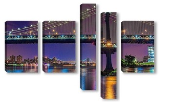 Модульная картина манхеттен бридж Manhattan Bridge