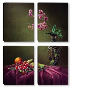 Модульная картина Из серии с орхидеями