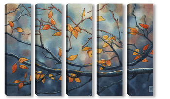  Акварель "Рогоз"