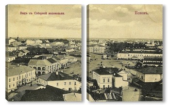  Плавучий мост на реке Великой 1900  –  1909 ,  Россия,  Псковская область,  Псков