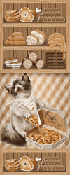    Кот обжора