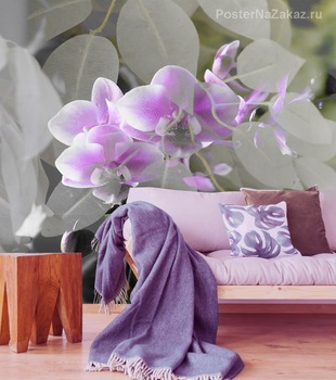 Фотообои Цветущая орхидея