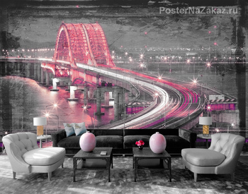 Фотообои Мост Banghwa в Корее