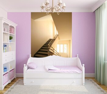 Интерьер детской комнаты с красочной мебелью